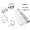 Folding Silicone Stainless Steel Roll up Drying Rack